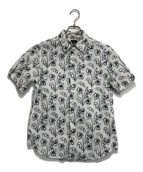 PAUL SMITH（ポールスミス）Paul Smith (ポールスミス) 柄シャツ ホワイト サイズ:Sの古着・服飾アイテム