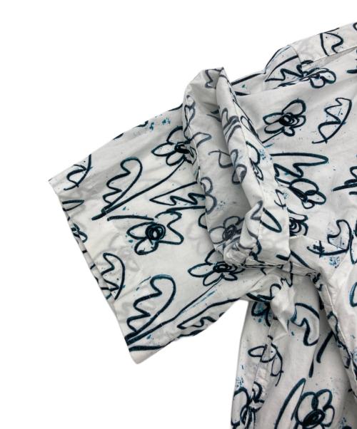 PAUL SMITH（ポールスミス）Paul Smith (ポールスミス) 柄シャツ ホワイト サイズ:Sの古着・服飾アイテム