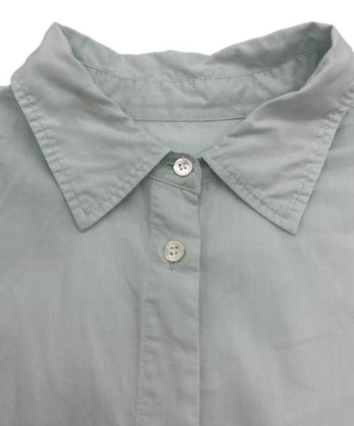 Spick and Span（スピック＆スパン）Spick and Span (スピックアンドスパン) ガーメントダイカシュクールシャツ ミント サイズ:Fの古着・服飾アイテム
