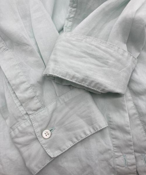 Spick and Span（スピック＆スパン）Spick and Span (スピックアンドスパン) ガーメントダイカシュクールシャツ ミント サイズ:Fの古着・服飾アイテム