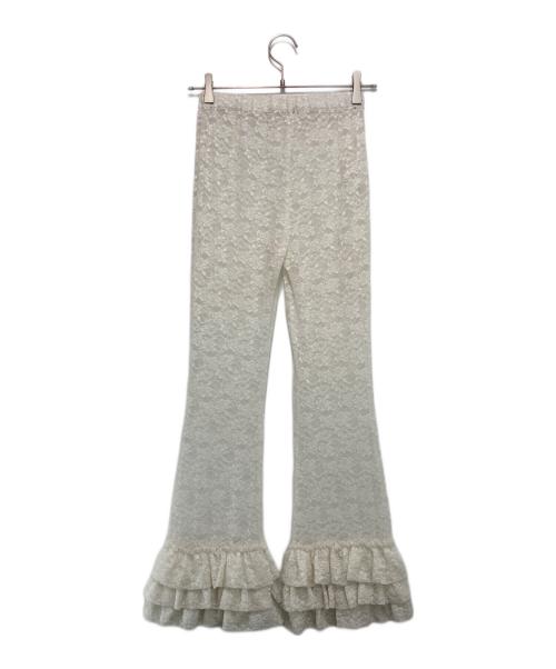 RASPBERRYPIE（ラズベリーパイ）RASPBERRYPIE (ラズベリーパイ) フリルレースパンツ ホワイト サイズ:-の古着・服飾アイテム