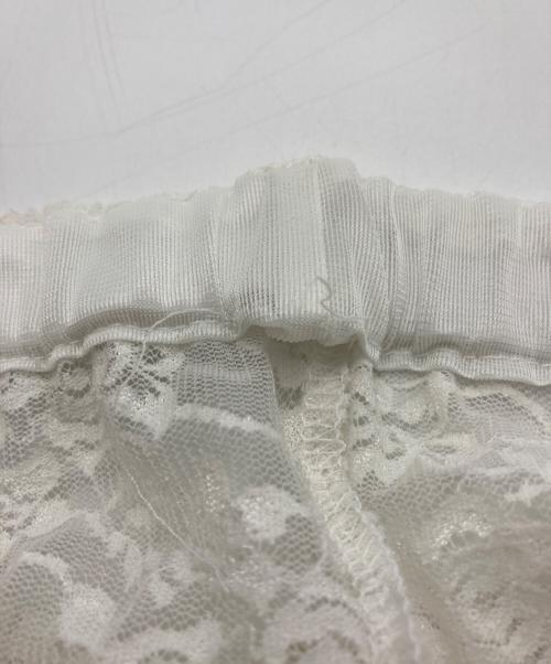 RASPBERRYPIE（ラズベリーパイ）RASPBERRYPIE (ラズベリーパイ) フリルレースパンツ ホワイト サイズ:-の古着・服飾アイテム