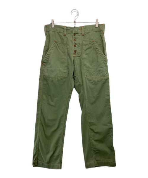 EVISU（エヴィス）EVISU (エヴィス) シンチバッグベイカーカモメパンツ カーキ サイズ:32の古着・服飾アイテム