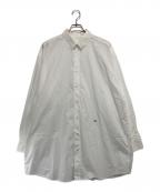 Maison Margielaメゾンマルジェラ）の古着「Oversized Poplin Shirt」｜ホワイト