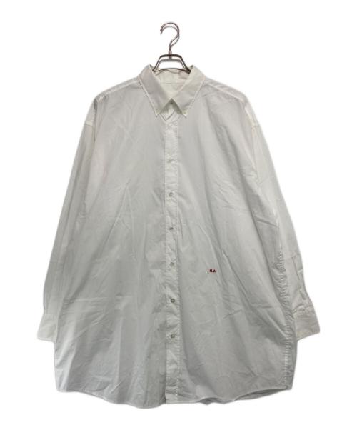 Maison Margiela（メゾンマルジェラ）Maison Margiela (メゾンマルジェラ) Oversized Poplin Shirt ホワイト サイズ:39の古着・服飾アイテム