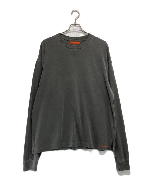 RHC Ron Herman（アールエイチシー ロンハーマン）RHC Ron Herman (アールエイチシー ロンハーマン) JERROD PAHL (ジェロッド ポール) マリブ スプリット ロングスリーブティー グレー サイズ:XLの古着・服飾アイテム