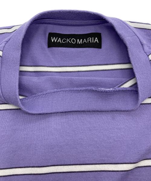WACKO MARIA（ワコマリア）WACKO MARIA (ワコマリア) STRIPED T-SHIRT TYPE-1 パープル サイズ:XLの古着・服飾アイテム