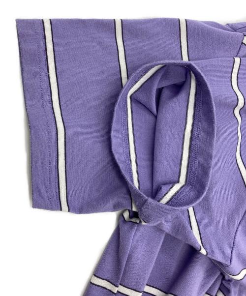 WACKO MARIA（ワコマリア）WACKO MARIA (ワコマリア) STRIPED T-SHIRT TYPE-1 パープル サイズ:XLの古着・服飾アイテム