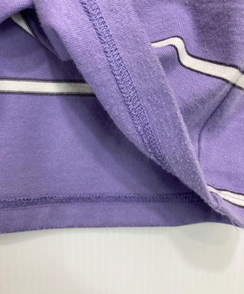 WACKO MARIA（ワコマリア）WACKO MARIA (ワコマリア) STRIPED T-SHIRT TYPE-1 パープル サイズ:XLの古着・服飾アイテム
