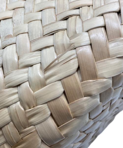 JIMMY CHOO（ジミーチュウ）JIMMY CHOO (ジミーチュウ) MACY TOTE/S VGH/カゴバッグ ブラウン×ベージュの古着・服飾アイテム