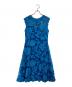 TADASHI SHOJI（タダシ ショージ）の古着「Noelle Dress/総刺繍ワンピース」｜ブルー
