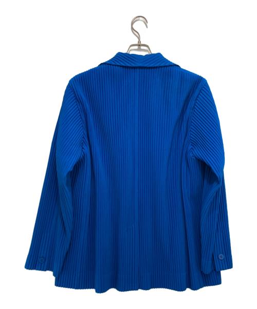 PLEATS PLEASE（プリーツプリーズ）PLEATS PLEASE (プリーツプリーズ) プリーツテーラードジャケット ネイビー サイズ:2の古着・服飾アイテム