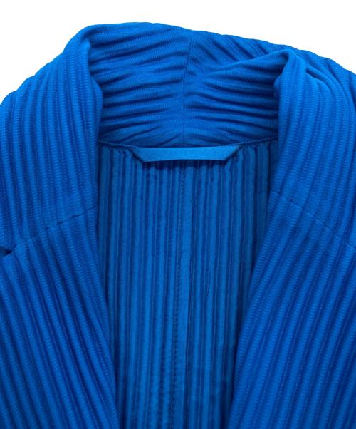 PLEATS PLEASE（プリーツプリーズ）PLEATS PLEASE (プリーツプリーズ) プリーツテーラードジャケット ネイビー サイズ:2の古着・服飾アイテム