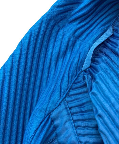 PLEATS PLEASE（プリーツプリーズ）PLEATS PLEASE (プリーツプリーズ) プリーツテーラードジャケット ネイビー サイズ:2の古着・服飾アイテム