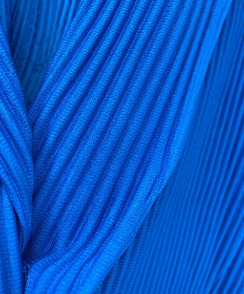 PLEATS PLEASE（プリーツプリーズ）PLEATS PLEASE (プリーツプリーズ) プリーツテーラードジャケット ネイビー サイズ:2の古着・服飾アイテム