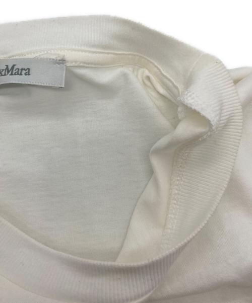 MaxMara（マックスマーラ）MaxMara (マックスマーラ) 刺繍カットソー ホワイト サイズ:Sの古着・服飾アイテム