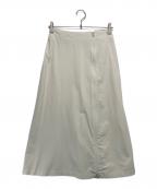 ISSEY MIYAKEイッセイミヤケ）の古着「ジップスカート」｜ホワイト