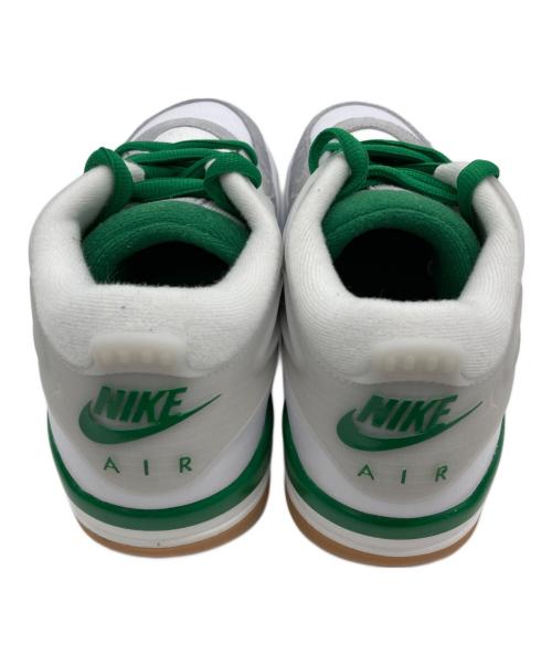 NIKE（ナイキ）NIKE (ナイキ) AIR JORDAN 4 RM WHITE/PINE GREEN-NEUTRAL GREY-WOLF GREY ホワイト サイズ:27.5の古着・服飾アイテム