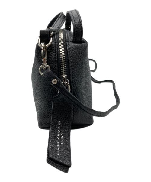GIANNI CHIARINI（ジャンニ キアリーニ）GIANNI CHIARINI (ジャンニ キアリーニ) 2WAYショルダーバッグ ブラックの古着・服飾アイテム