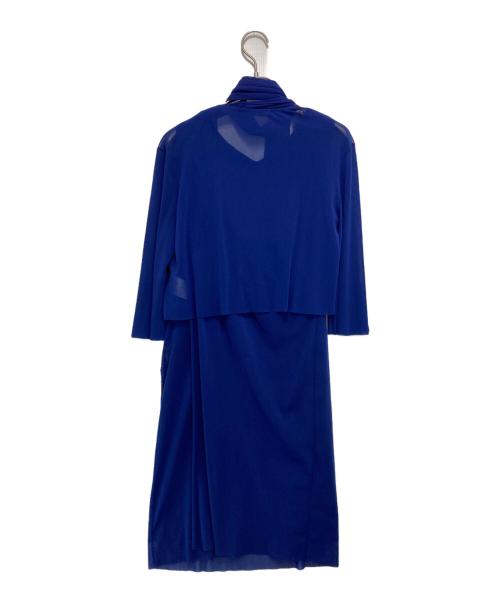 VIVIENNE TAM（ヴィヴィアンタム）VIVIENNE TAM (ヴィヴィアンタム) 花柄刺繍アンサンブルワンピース ネイビーの古着・服飾アイテム