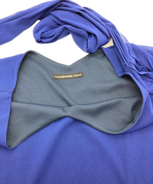VIVIENNE TAM（ヴィヴィアンタム）VIVIENNE TAM (ヴィヴィアンタム) 花柄刺繍アンサンブルワンピース ネイビーの古着・服飾アイテム