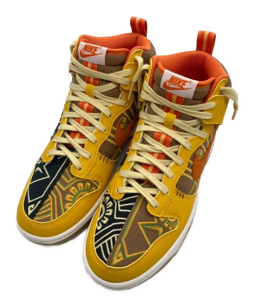 NIKE（ナイキ）NIKE (ナイキ) ダンクハイ プレミアム ソモスファミリア イエロー サイズ:27の古着・服飾アイテム