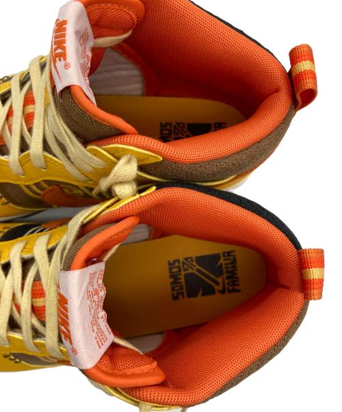 NIKE（ナイキ）NIKE (ナイキ) ダンクハイ プレミアム ソモスファミリア イエロー サイズ:27の古着・服飾アイテム