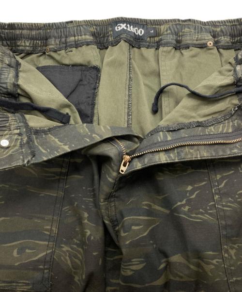 GX1000（ジーエックス）GX1000 (ジーエックス) 迷彩柄パンツ カーキ サイズ:Ⅼの古着・服飾アイテム