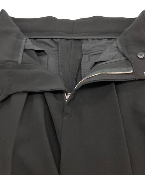 ajouter flow（アジューテフロー）ajouter flow (アジューテフロー) スラックス ブラック サイズ:M 未使用品の古着・服飾アイテム