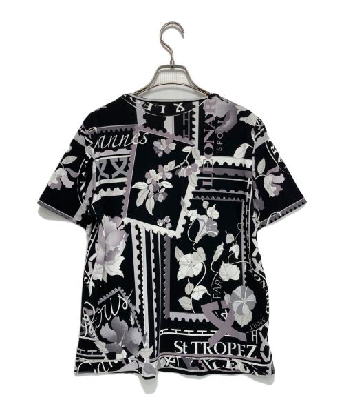 LEONARD（レオナール）LEONARD (レオナール) 半袖カットソー ブラック サイズ:44の古着・服飾アイテム