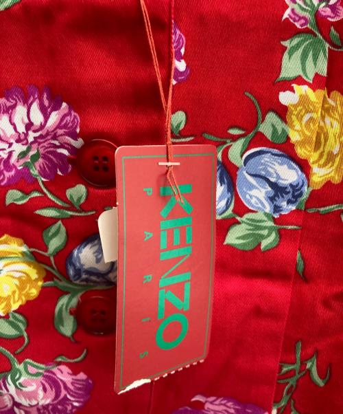 KENZO（ケンゾー）KENZO (ケンゾー) アロハシャツ レッド サイズ:M 未使用品の古着・服飾アイテム