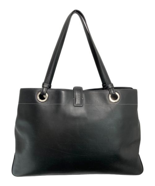 GIVENCHY（ジバンシィ）GIVENCHY (ジバンシィ) ロゴレザートートバッグ ブラックの古着・服飾アイテム