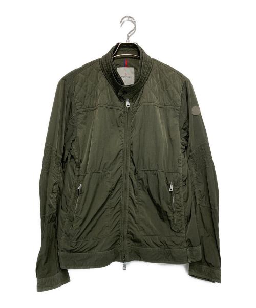 MONCLER（モンクレール）MONCLER (モンクレール) FLACHERナイロンジャケット カーキ サイズ:4の古着・服飾アイテム
