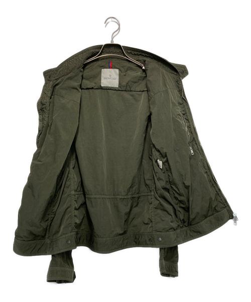 MONCLER（モンクレール）MONCLER (モンクレール) FLACHERナイロンジャケット カーキ サイズ:4の古着・服飾アイテム