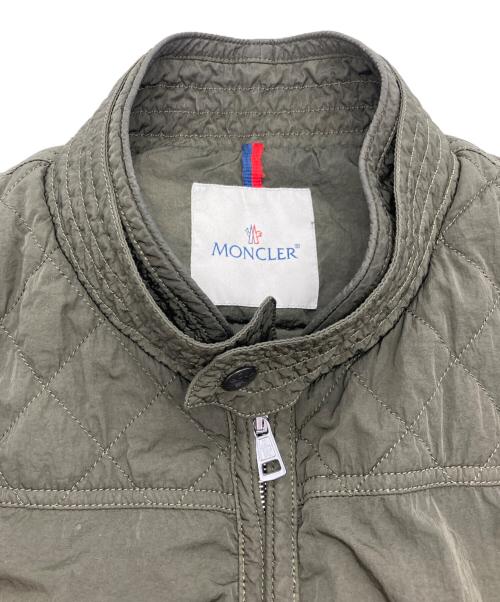 MONCLER（モンクレール）MONCLER (モンクレール) FLACHERナイロンジャケット カーキ サイズ:4の古着・服飾アイテム