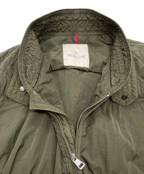 MONCLER（モンクレール）MONCLER (モンクレール) FLACHERナイロンジャケット カーキ サイズ:4の古着・服飾アイテム