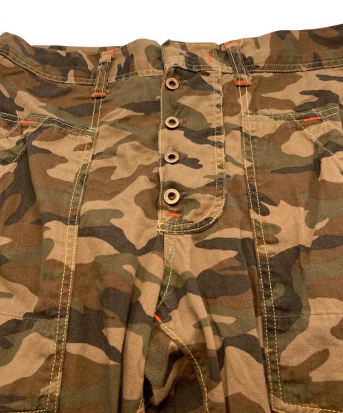 EVISU（エヴィス）EVISU (エヴィス) カモメカモフラカーゴパンツ ブラウン サイズ:34の古着・服飾アイテム