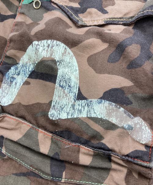 EVISU（エヴィス）EVISU (エヴィス) カモメカモフラカーゴパンツ ブラウン サイズ:34の古着・服飾アイテム