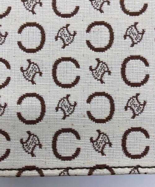 CELINE（セリーヌ）CELINE (セリーヌ) ［OLD］Cマカダムワンショルダーバッグ ブラウン×ホワイトの古着・服飾アイテム