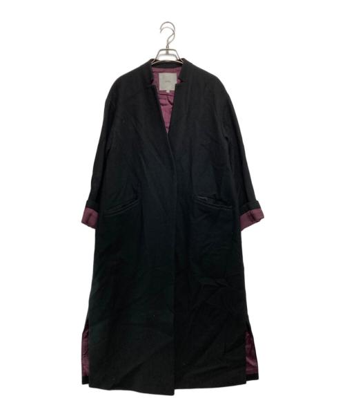 UN3D.（アンスリード）UN3D. (アンスリード) サイドスリットチェスターコート ブラック サイズ:Ｆの古着・服飾アイテム