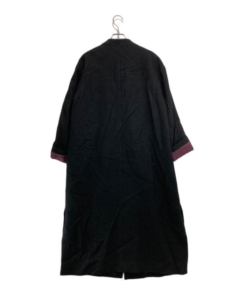 UN3D.（アンスリード）UN3D. (アンスリード) サイドスリットチェスターコート ブラック サイズ:Ｆの古着・服飾アイテム