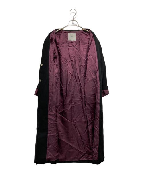 UN3D.（アンスリード）UN3D. (アンスリード) サイドスリットチェスターコート ブラック サイズ:Ｆの古着・服飾アイテム