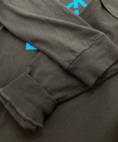 sacai（サカイ）sacai (サカイ) BACK to BACK レイヤード ロング Tシャツ ブラック サイズ:4の古着・服飾アイテム