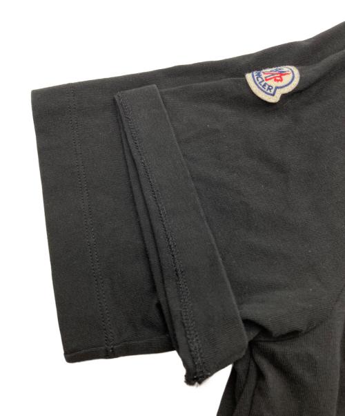 MONCLER（モンクレール）MONCLER (モンクレール) 半袖Tシャツ ブラック サイズ:Sの古着・服飾アイテム