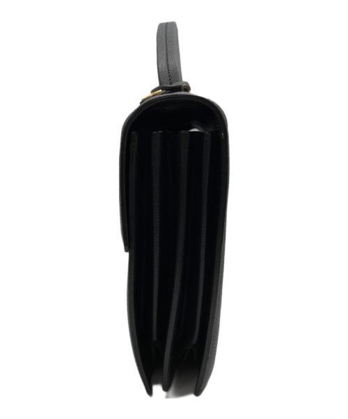 DELVAUX（デルヴォー）DELVAUX (デルヴォー) レザーハンドバッグ ブラック サイズ:-の古着・服飾アイテム