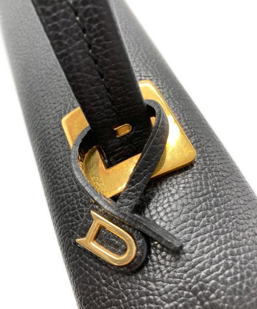 DELVAUX（デルヴォー）DELVAUX (デルヴォー) レザーハンドバッグ ブラック サイズ:-の古着・服飾アイテム