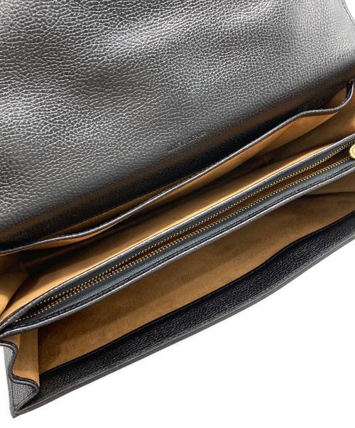 DELVAUX（デルヴォー）DELVAUX (デルヴォー) レザーハンドバッグ ブラック サイズ:-の古着・服飾アイテム