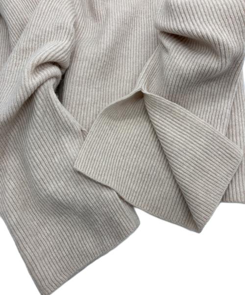 HELMUT LANG（ヘルムートラング）HELMUT LANG (ヘルムートラング) ウールカシミヤ変形ニット ベージュ サイズ:Sの古着・服飾アイテム