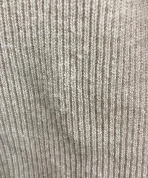 HELMUT LANG（ヘルムートラング）HELMUT LANG (ヘルムートラング) ウールカシミヤ変形ニット ベージュ サイズ:Sの古着・服飾アイテム