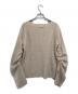 HELMUT LANG (ヘルムートラング) ウールカシミヤ変形ニット ベージュ サイズ:S：5000円